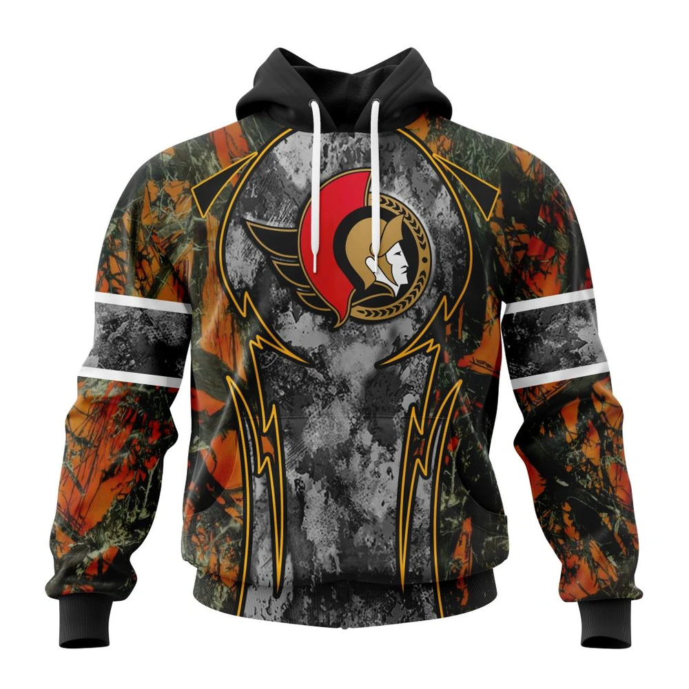 Ottawa Senators Specialized Design Wih Camo Concepts For Hungting In Forest All Over Print Hoodie Style 32010