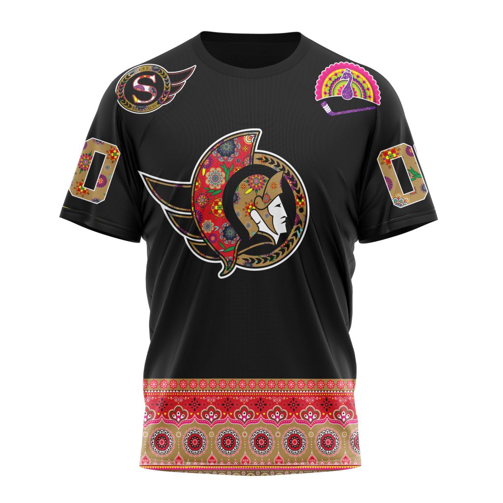 Ottawa Senators Specialized Jersey Hockey For All Diwali Festival Personalized Name And Number T-Shirt Oregontrailrvpk Shirt
