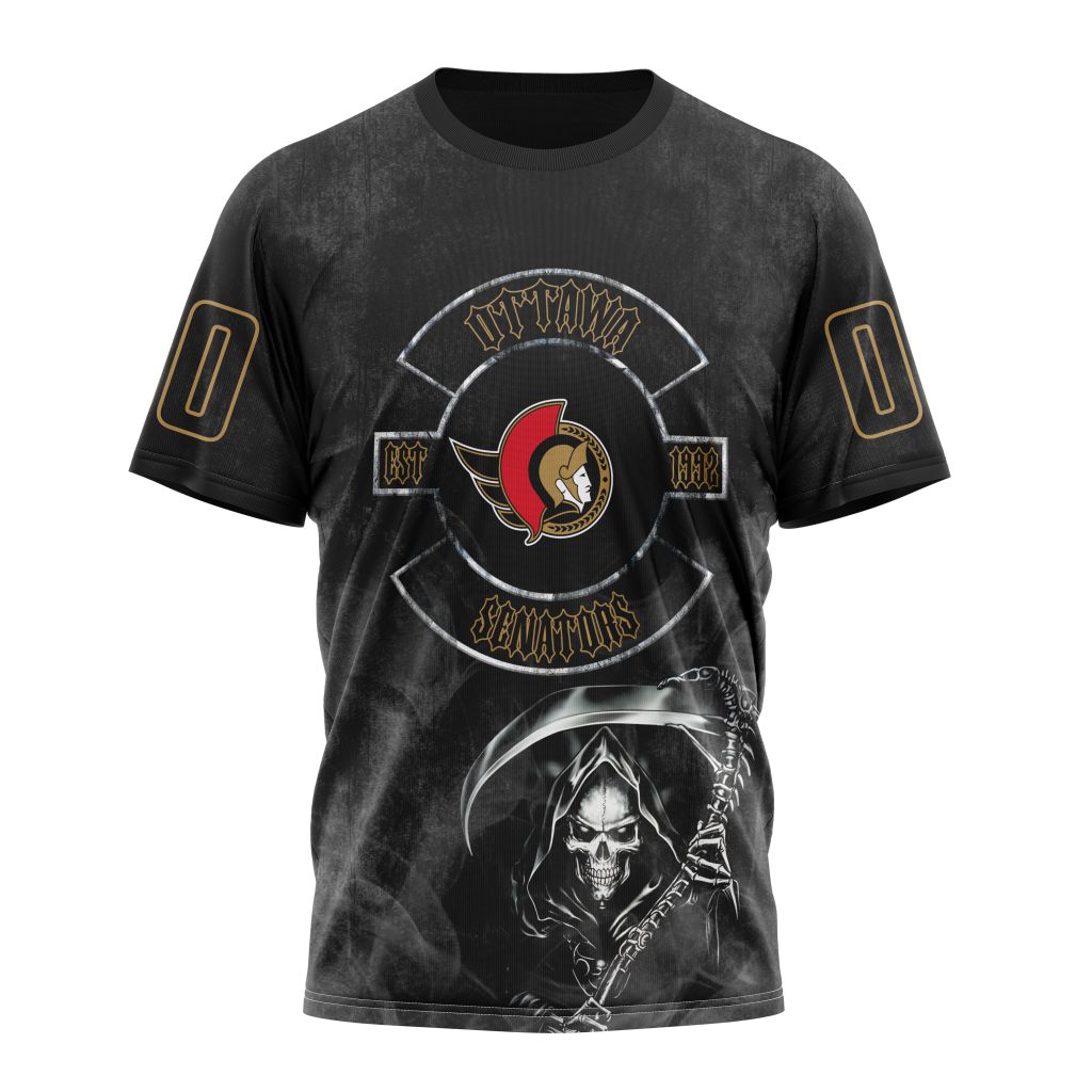 Ottawa Senators Specialized Kits For Rock Night Personalized Name And Number T-Shirt Oregontrailrvpk Shirt