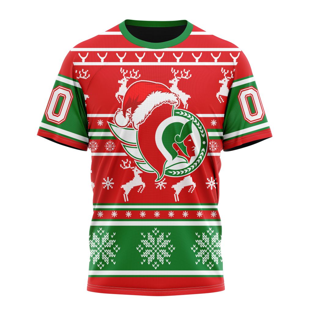 Ottawa Senators Specialized Unisex Christmas Is Coming Personalized Name And Number T-Shirt Oregontrailrvpk Shirt