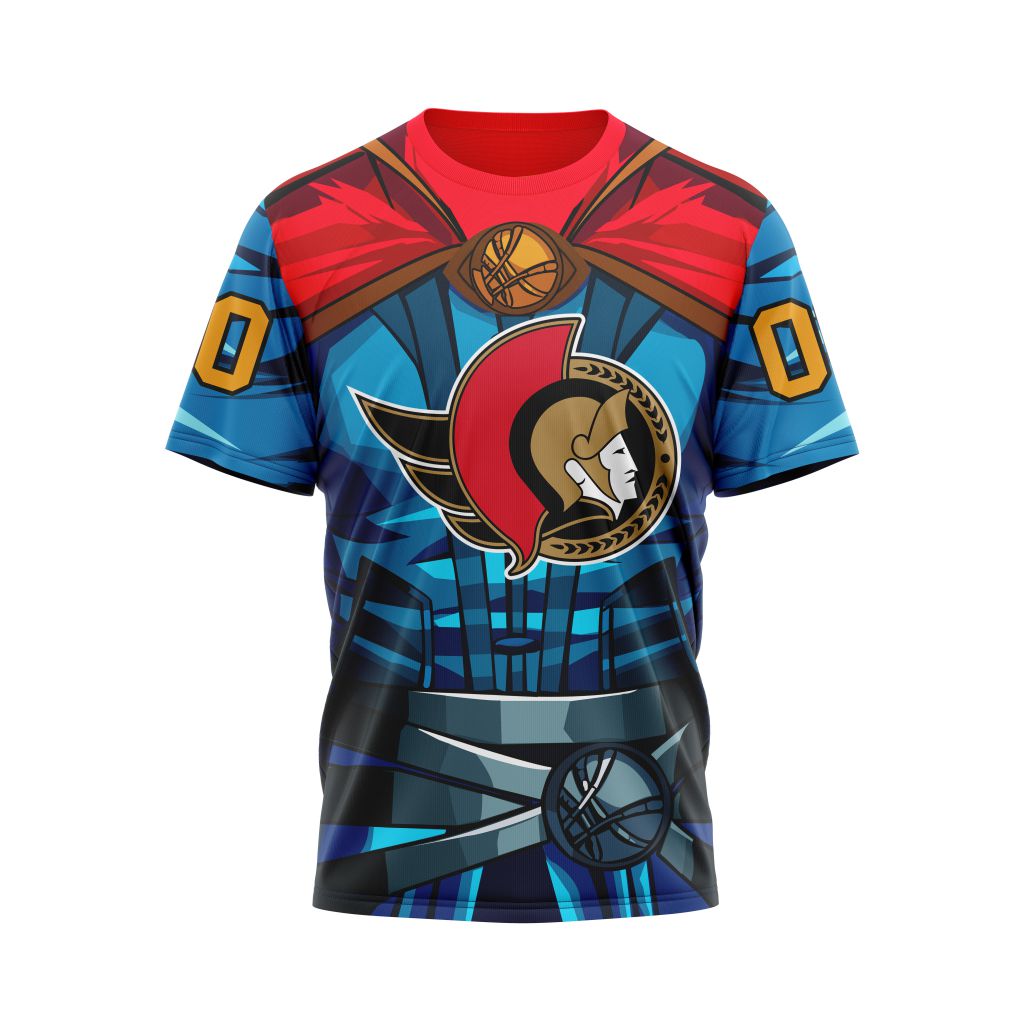Ottawa Senators X Doctor Strange Specialized Design For Father Day Personalized Name And Number T-Shirt Oregontrailrvpk Shirt