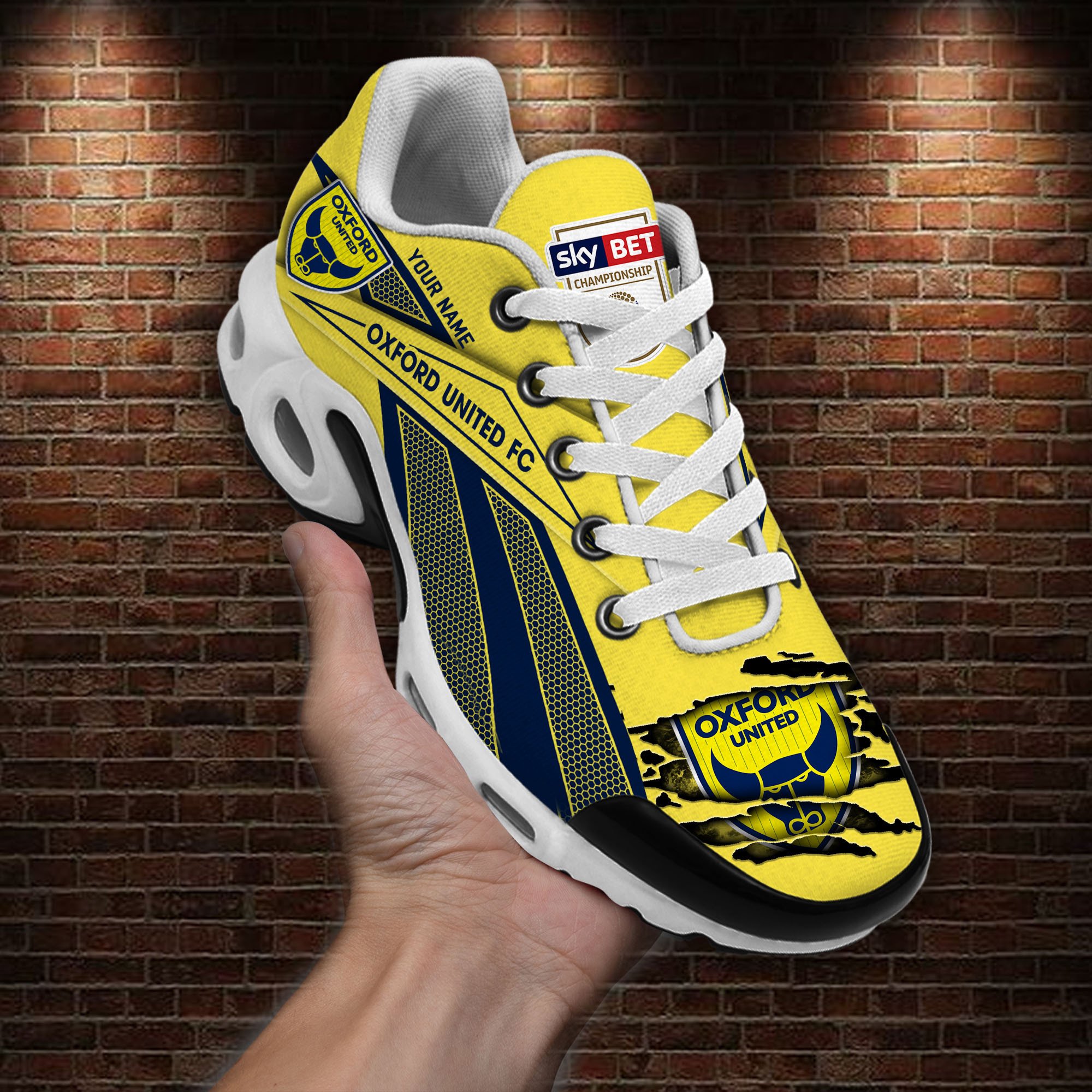 Oxford United F.C Air Max Plus Shoes Sneakers For Men And Women