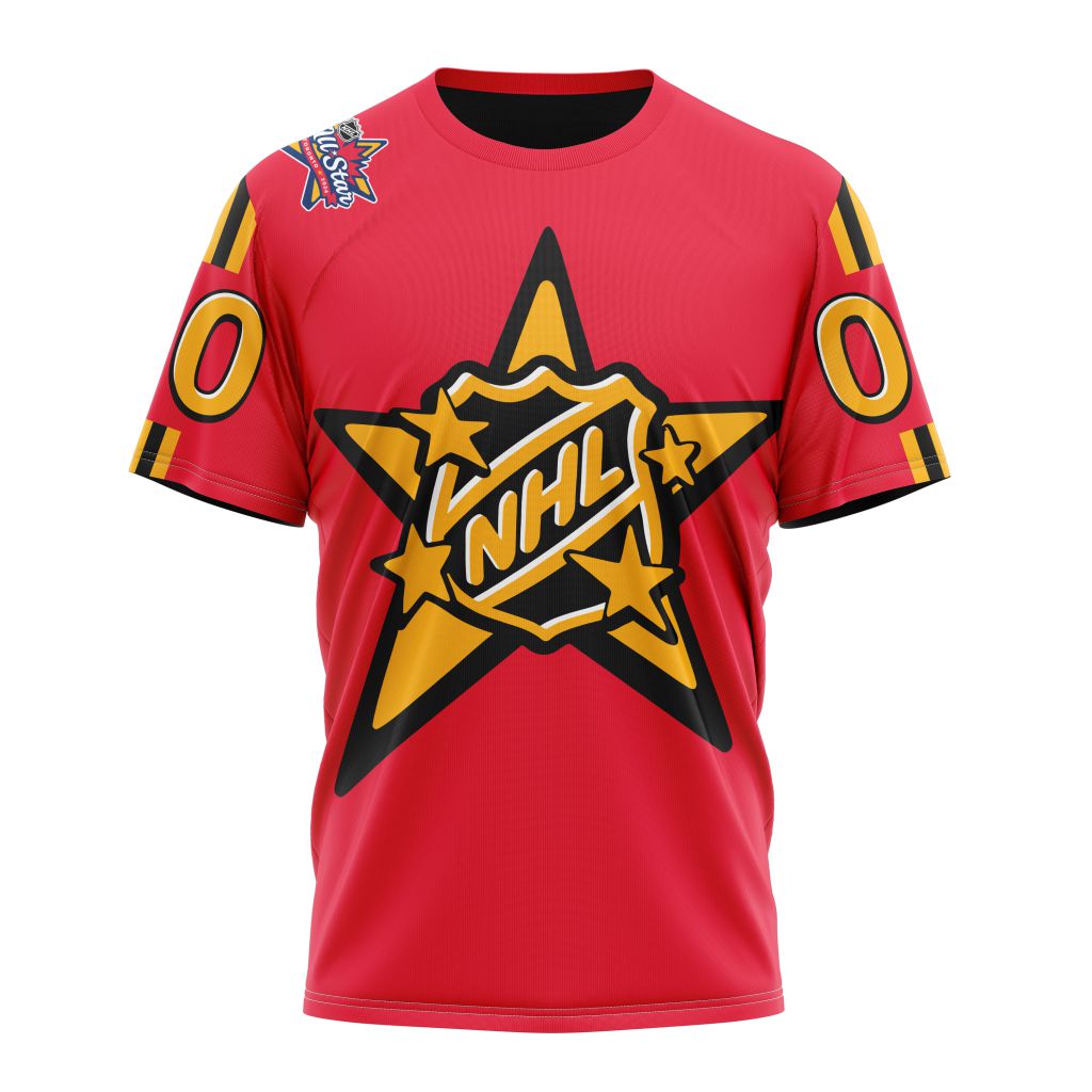 Pacific Division Personalized 2024 NHL All-Star Game Red Kits Personalized Name And Number T-Shirt Oregontrailrvpk Shirt