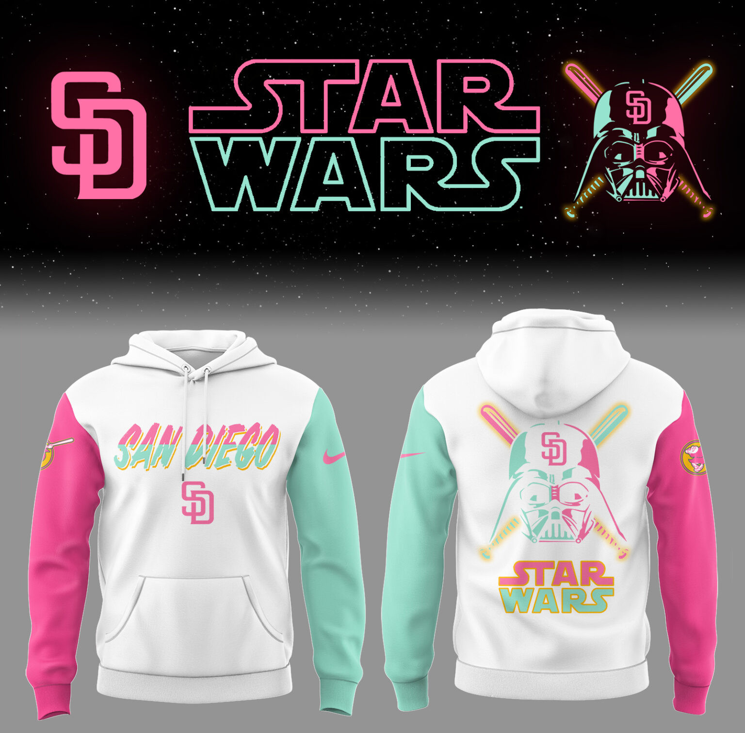 Padres Baseball 2025 Limited "Padres x Star Wars" City Connect Hoodie