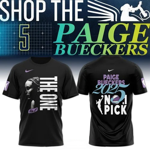 Paige Bueckers 2025 The One WNBA T-Shirt Basketball Oregontrailrvpk Shirt
