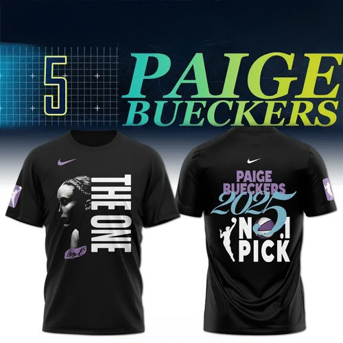 Paige Bueckers 2025 The One WNBA T-Shirt Gift Ideas For Basketball Lovers Oregontrailrvpk Shirt