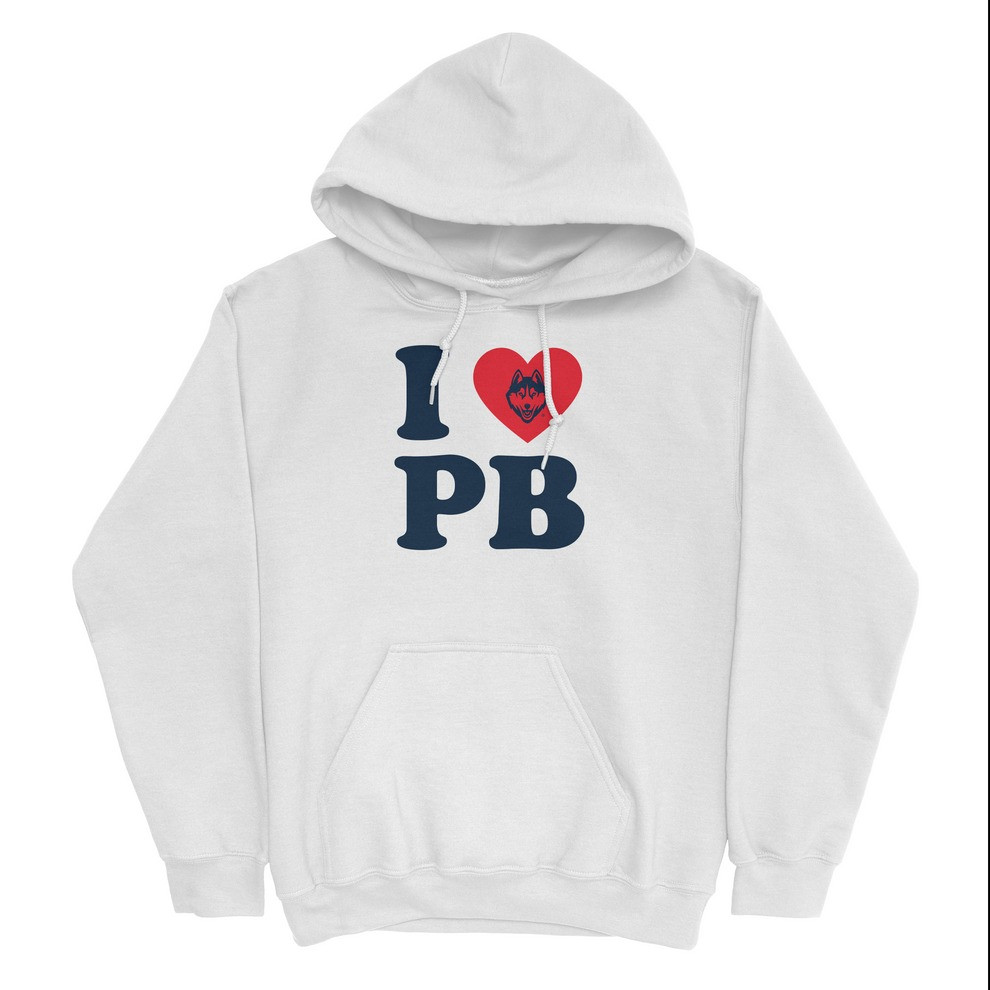 Paige Bueckers Merch Hoodie Paige Bueckers I Love '3 PB Paige Bueckers