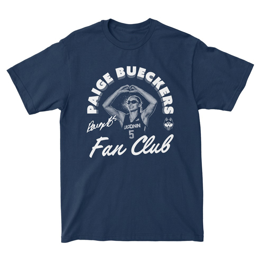 Paige Bueckers Merch Shirt Uconn Huskies Paige Bueckers Fan Club Tee Shirts Oregontrailrvpk Shirt