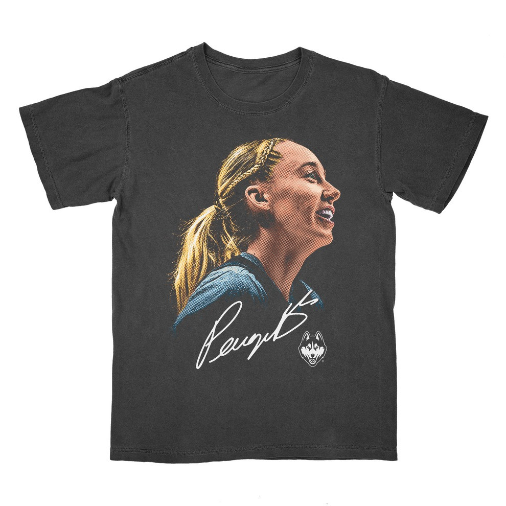 Paige Bueckers Merch Shirt UConn Huskies Women's Basketball Paige Bueckers Portrait Tee Oregontrailrvpk Shirt