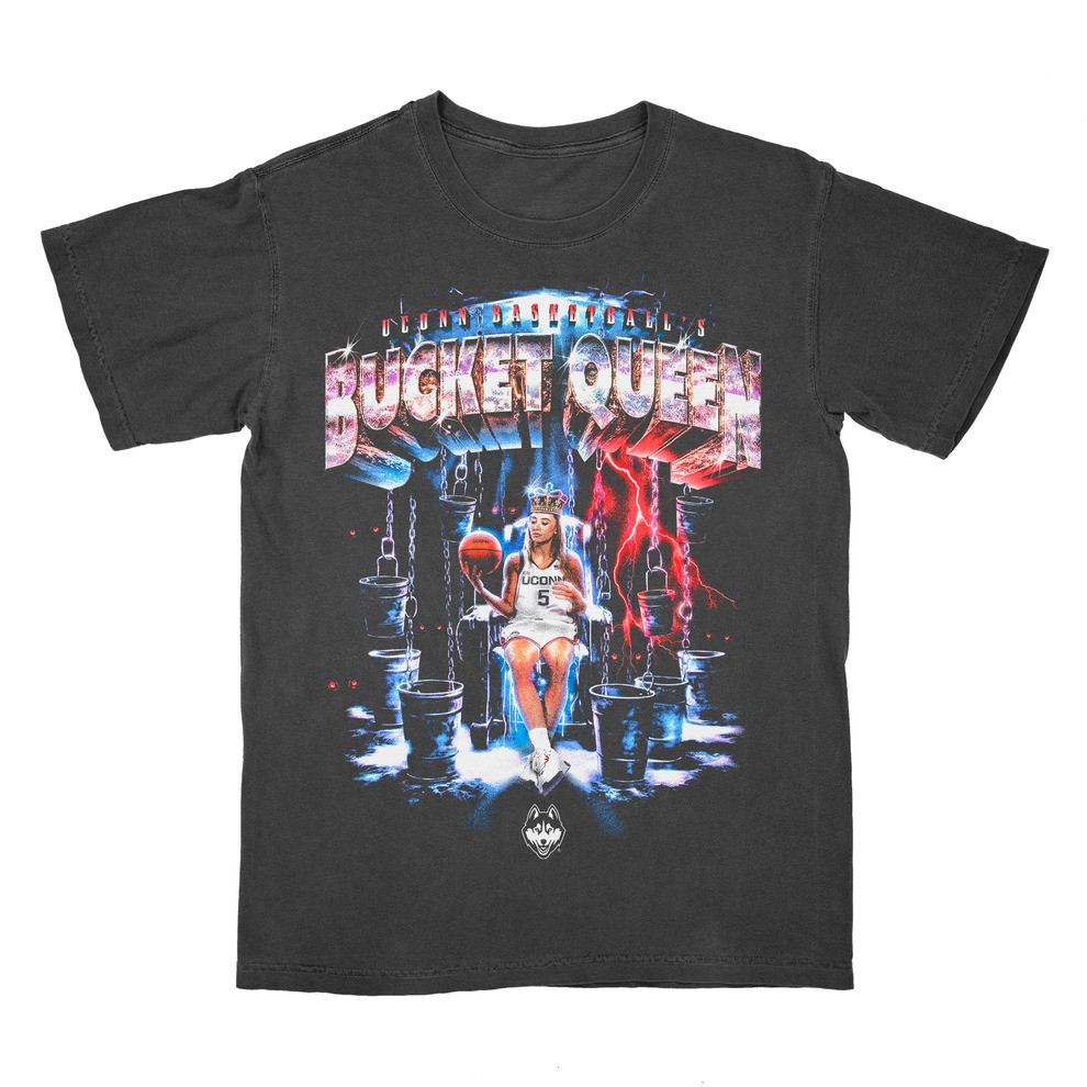 Paige Bueckers Merch T-Shirt Paige Bueckers Bucket Queen Shirt Apparel Oregontrailrvpk Shirt