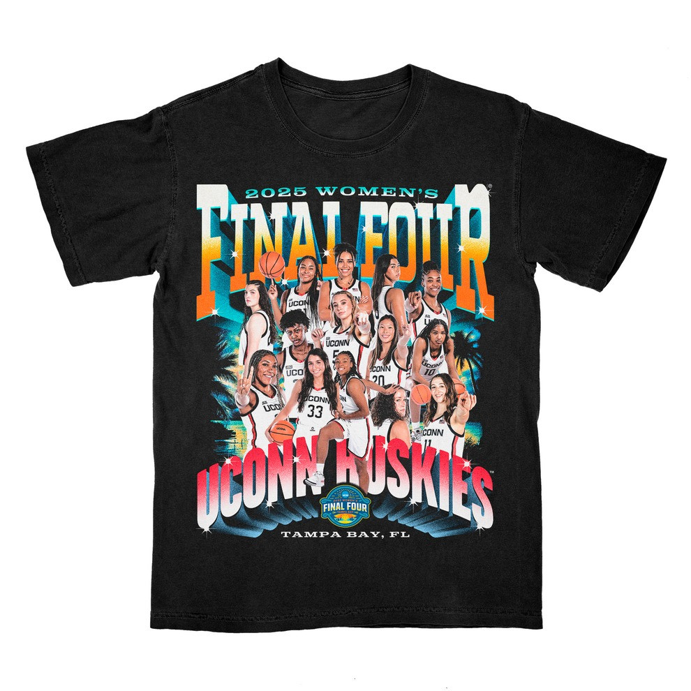 Paige Bueckers Shirt 2025 Uconn Huskies Women's Basketball Final Four Team T-Shirt Merch Oregontrailrvpk Shirt