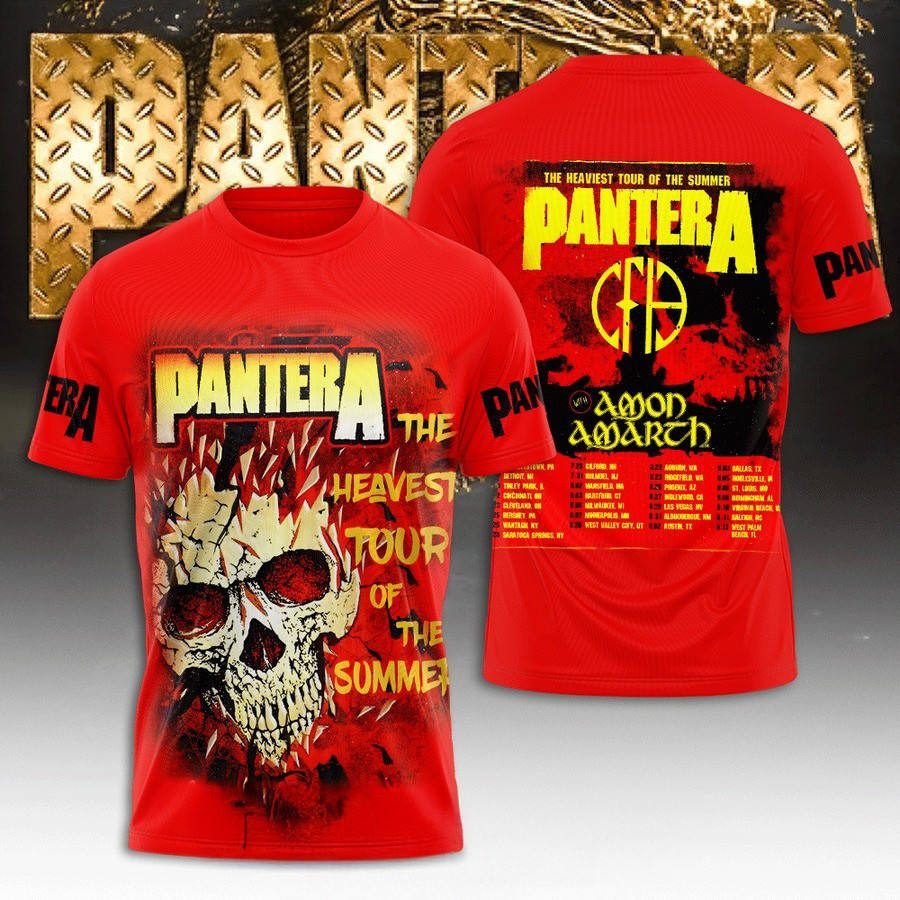 Pantera The Heavest Tour Of The Summer T-Shirt Music Lovers Gifts Oregontrailrvpk Shirt