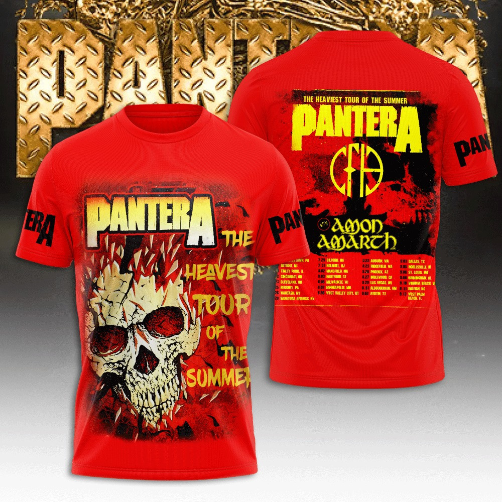 Pantera The Heaviest Tour Of The Summer Shirt Music Oregontrailrvpk Shirt