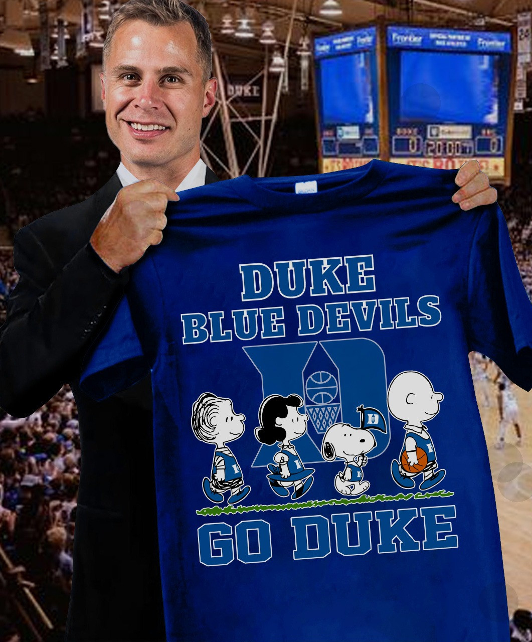 Peanuts Snoopy Duke Blue Devils Go Duke T-Shirt For Basketball Fans Oregontrailrvpk Shirt