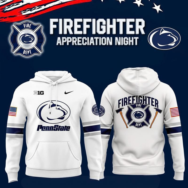 Penn State Football Firefighter Appreciation Hoodie Football