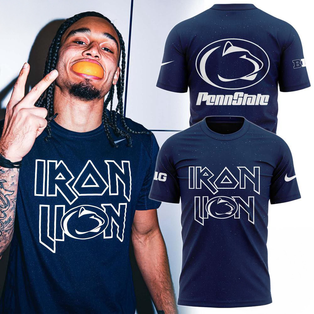 Penn State Football Special Iron Lions New 2025 T-Shirt Gift Ideas For Football Lovers Oregontrailrvpk Shirt