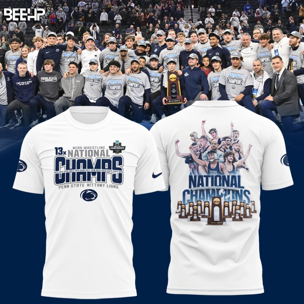 Penn State Nittany Lions 2025 NCAA Wrestling National Champions T-Shirt Good Gifts For Husband Oregontrailrvpk Shirt
