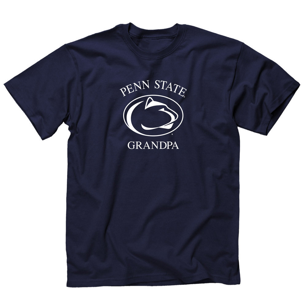 Penn State Nittany Lions Grandpa T-Shirt Navy Gifts For Father's Day Oregontrailrvpk Shirt