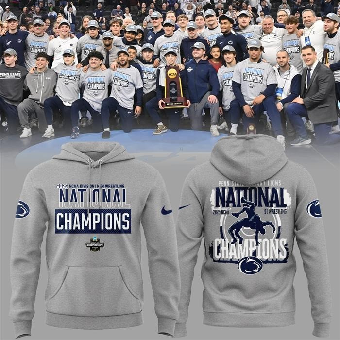 Penn State Nittany Lions Wrestling National Champions Hoodie Best