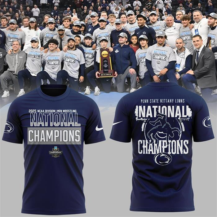 Penn State Nittany Lions Wrestling National Champions Shirt Gift Ideas For Football Lovers Oregontrailrvpk Shirt