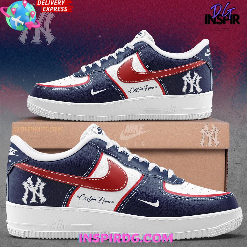 Personalization MLB New York Yankees 2024 Air Force 1 Sneaker