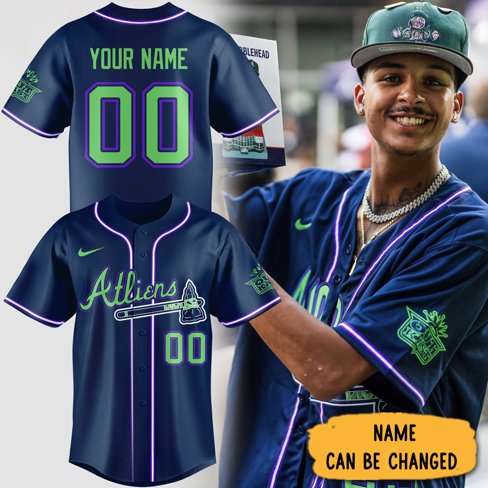 Personalized Atlanta Braves OutKast Atliens Baseball Jersey Gift Ideas Oregontrailrvpk Shirt