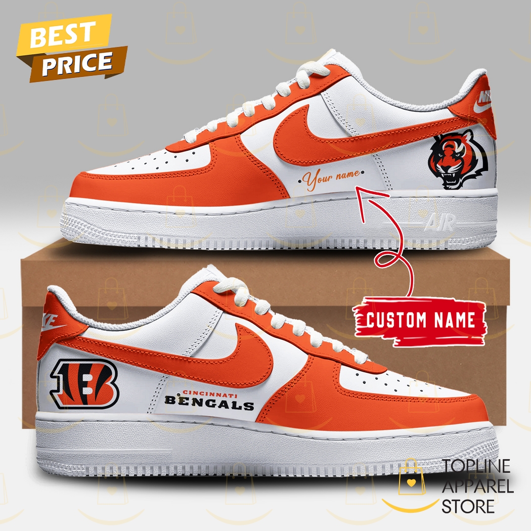 Personalized Cincinnati Bengals Logo Air Force 1
