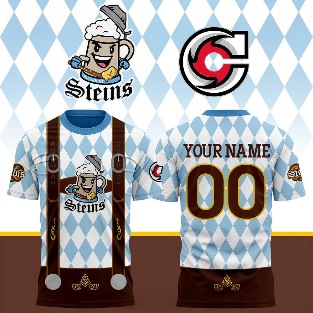 Personalized Cincinnati Cyclones Zinzinnati Steins Special T-Shirt Best Gifts For Hockey Lovers Oregontrailrvpk Shirt
