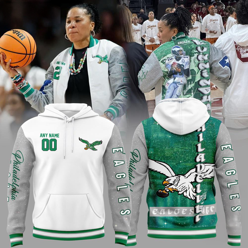 Personalized Coach Dawn Staley Philadelphia Eagles Hoodie Football