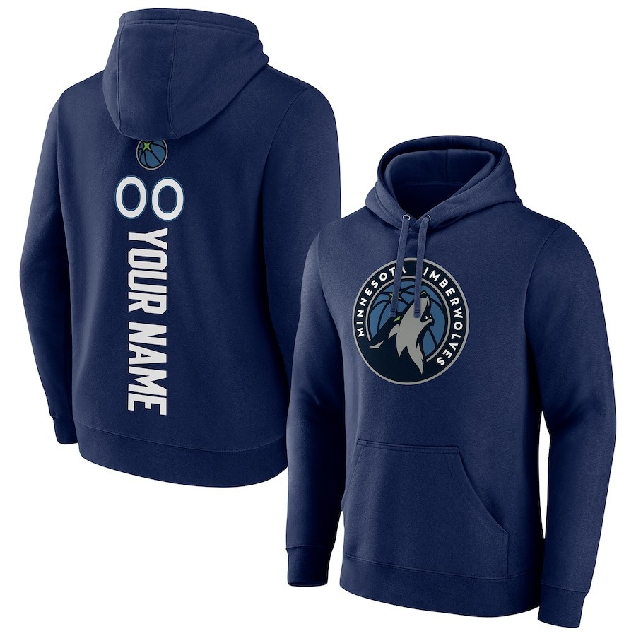 Personalized Minnesota Timberwolves Playmaker Custom Name Number Pullover Hoodie
