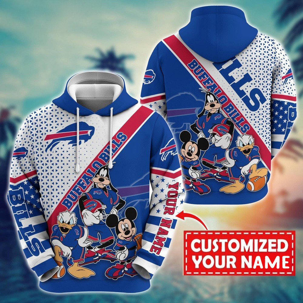 Personalized NFL Buffalo Bills Character Cartoon Movie Hoodie Unique