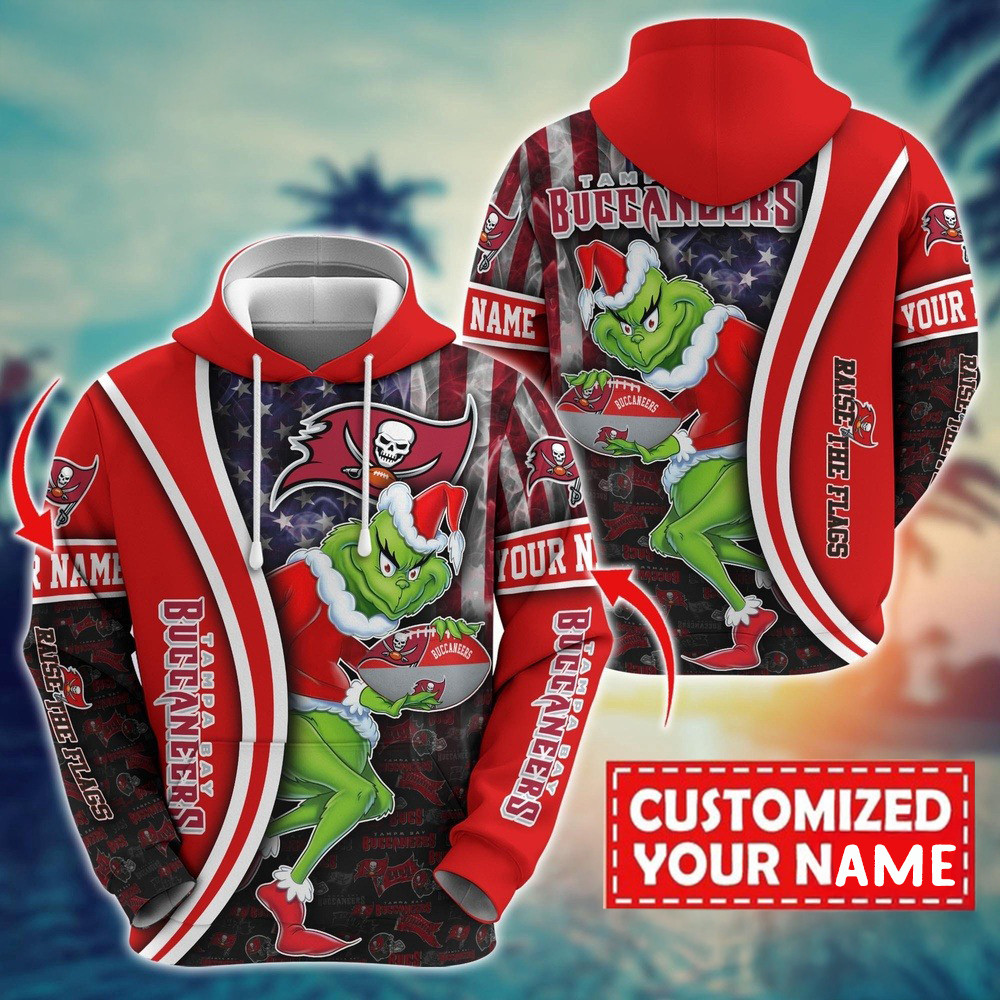 Personalized NFL Tampa Bay Buccaneers Grinch Hoodie Unique