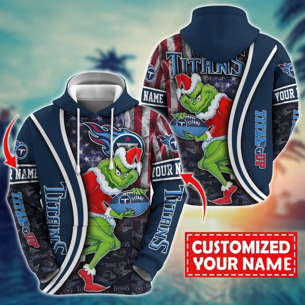 Personalized NFL Tennessee Titans Grinch Hoodie Best