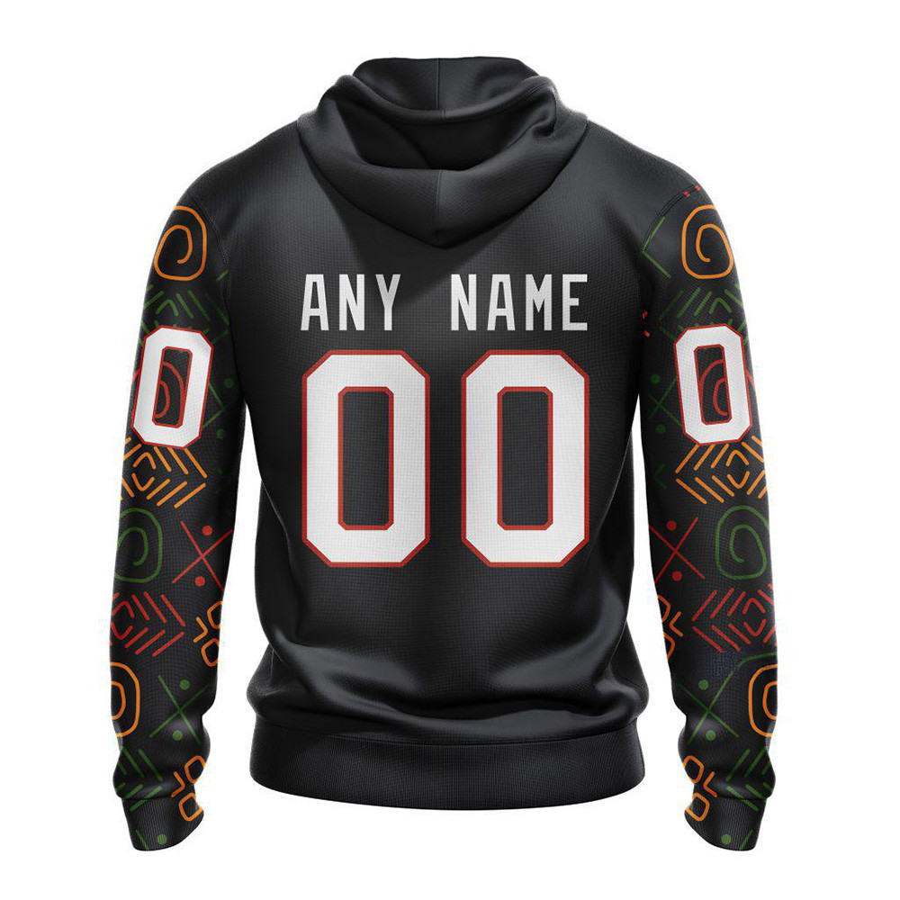 Personalized NHL Detroit Red Wings Hoodie Black History Month Gifts For Hockey Lovers
