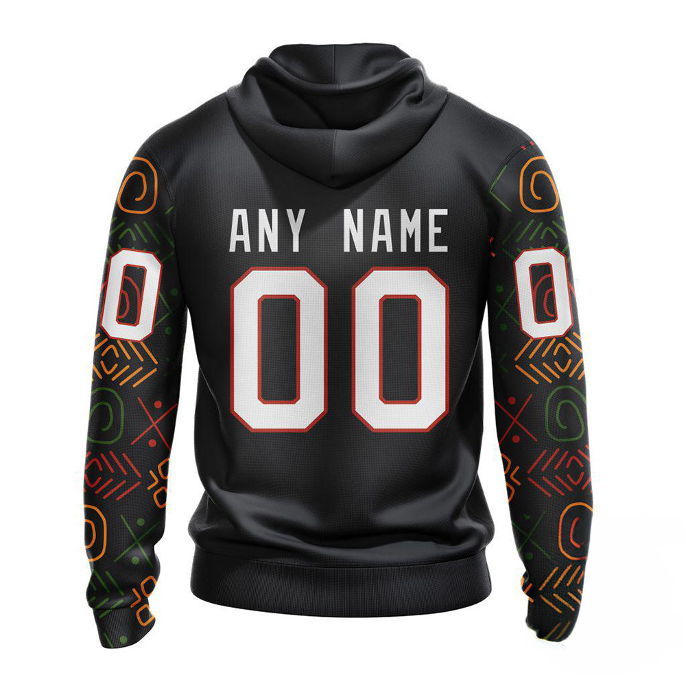 Personalized NHL Washington Capitals Black History Month Hoodie Hockey
