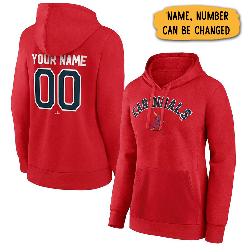 Personalized St. Louis Cardinals Red Hoodie Best