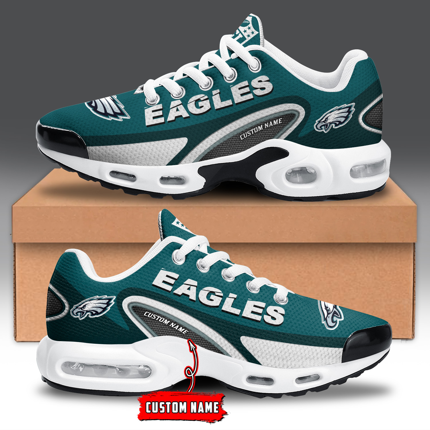 Philadelphia Eagles Air Max Plus Shoes Sneakers For Men And Women