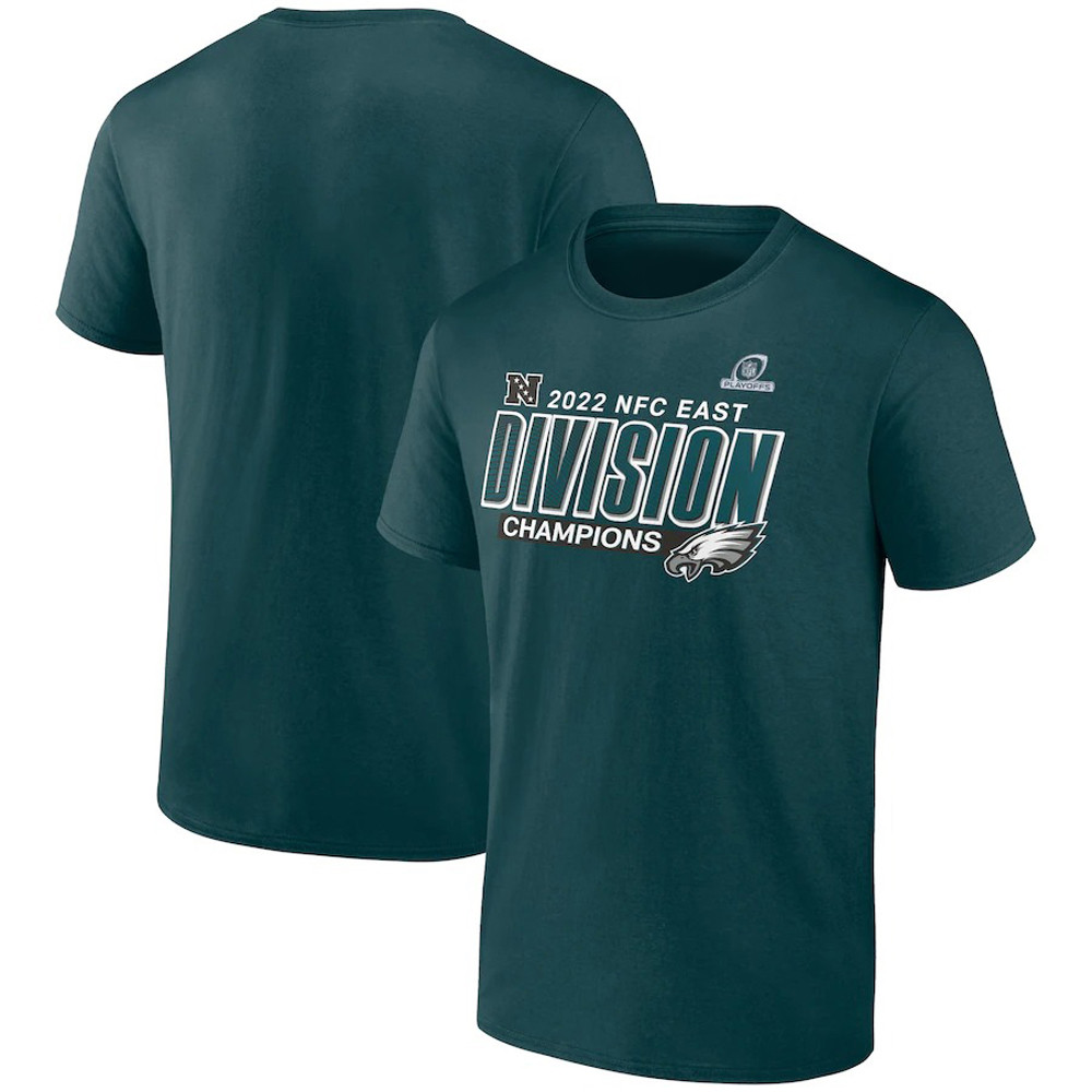 Philadelphia Eagles Fanatics Branded 2022 NFC East Division Champions T-Shirt ans Gifts Oregontrailrvpk Shirt
