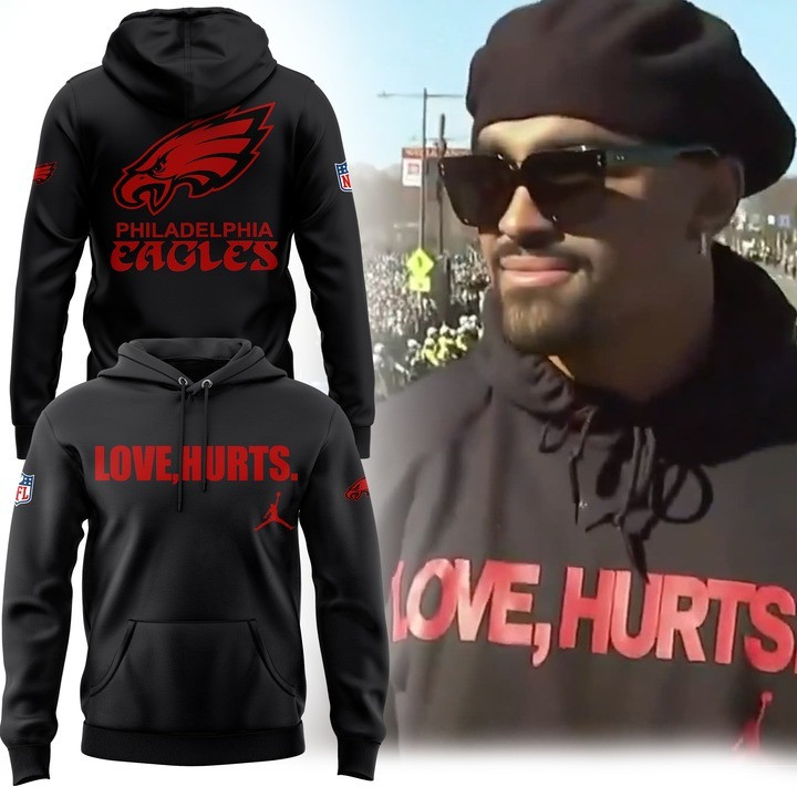 Philadelphia Eagles Jalen Hurts Jordan Hoodie NFL Eagles Super Bowl Champions Fan Merch