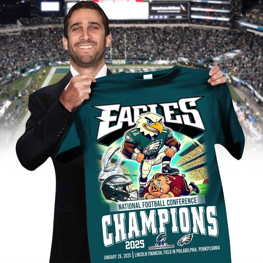 Philadelphia Eagles National Football Conference Champions Shirt Philly Sports Oregontrailrvpk Shirt