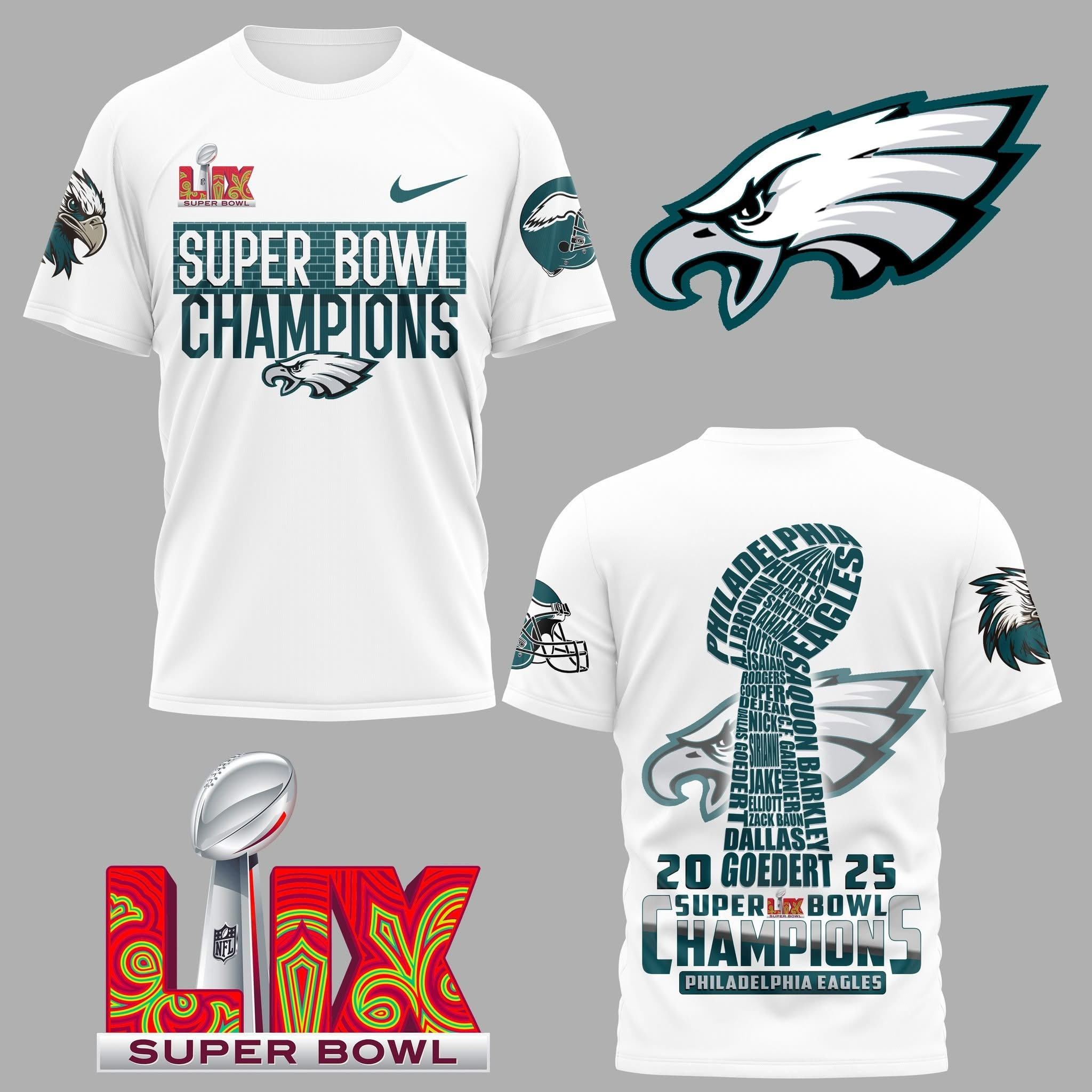 Philadelphia Eagles National Super Bowl Champions Shirt 2025 Eagles Championship Apparel Oregontrailrvpk Shirt