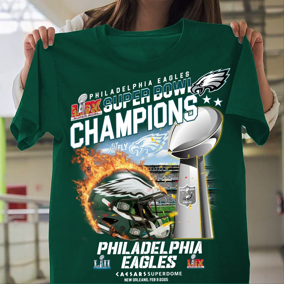Philadelphia Eagles Super Bowl Champions Shirt 2025 Philly Eagles Championships Tee Shirts Oregontrailrvpk Shirt