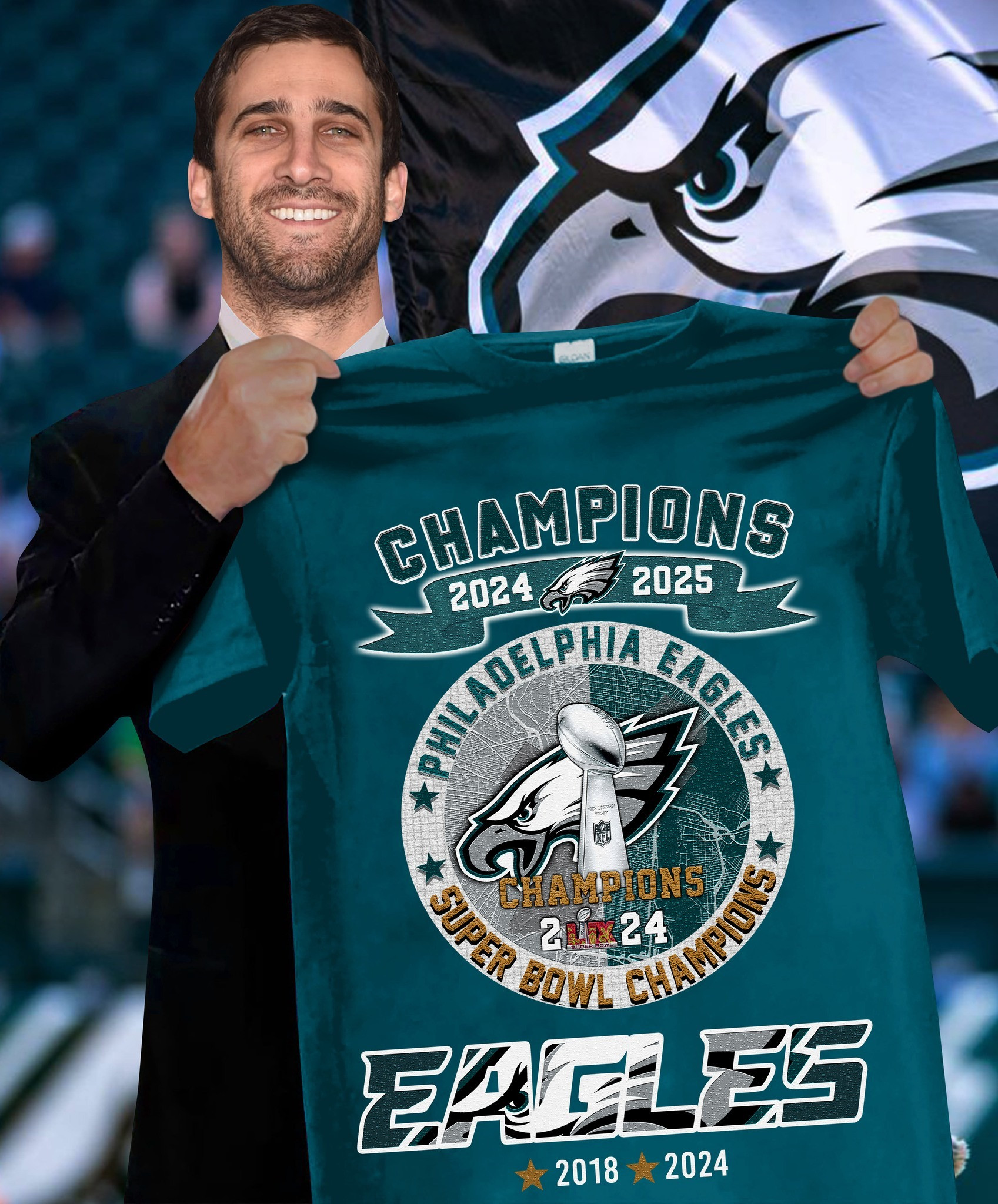 Philadelphia Eagles Super Bowl Champions Shirt 2025 Philly Eagles Football Oregontrailrvpk Shirt