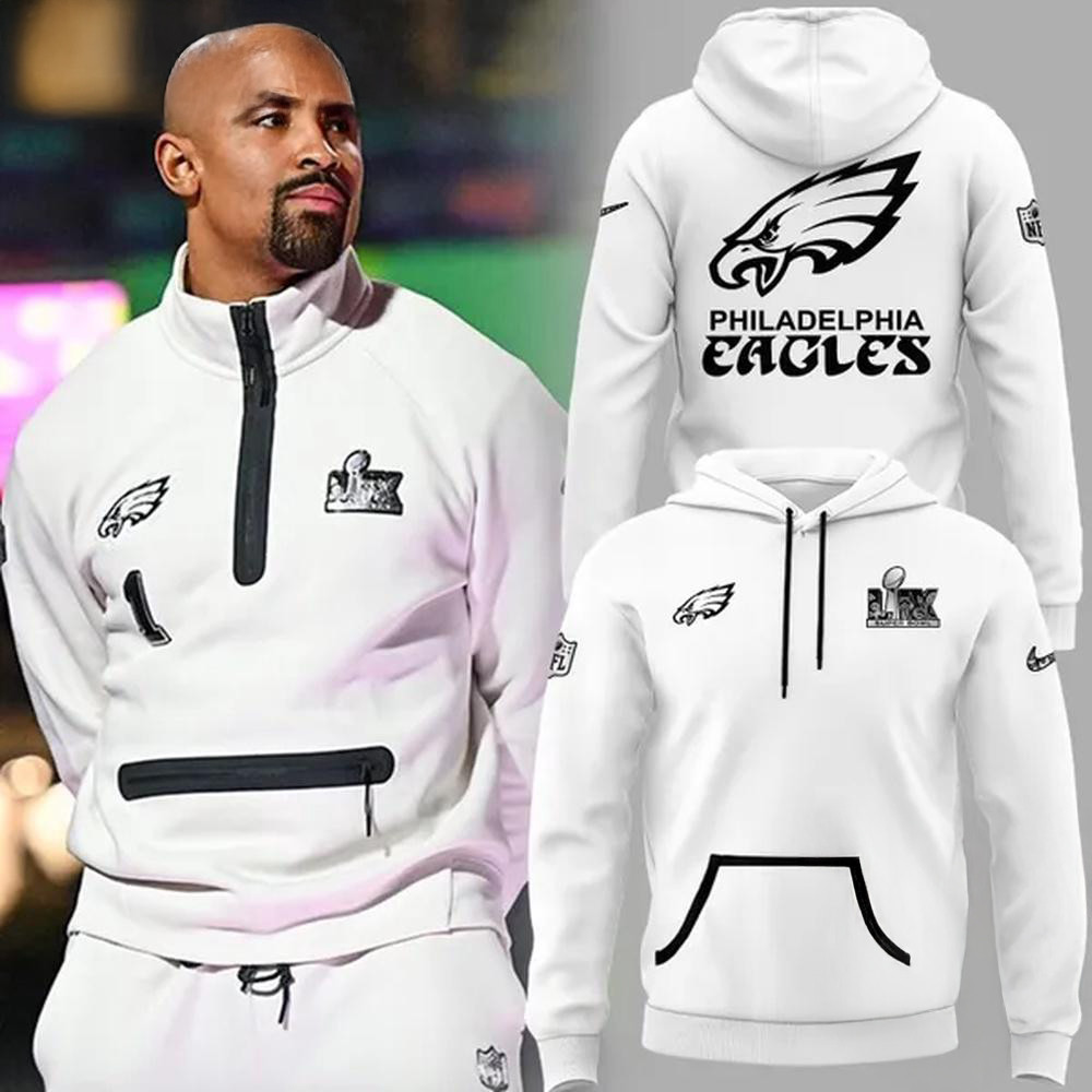 Philadelphia Eagles Super Bowl LIX 2025 Champions Hoodie Football Lover