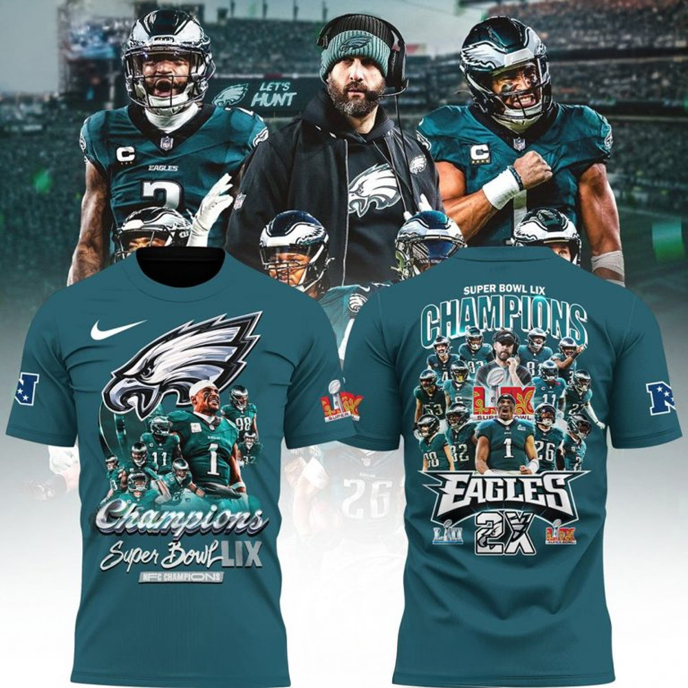 Philadelphia Eagles Super Bowl LIX Champions Special T-Shirt Football Gifts Oregontrailrvpk Shirt