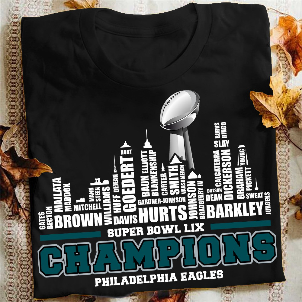Philadelphia Eagles Super Bowl LIX Champions T-Shirt Philly Eagles Champions Fan Oregontrailrvpk Shirt