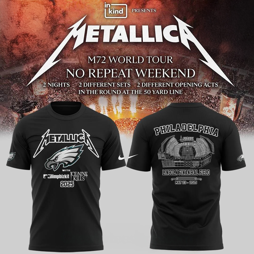 Philadelphia Eagles x M-72 World Tour 2025 Special T-Shirt Oregontrailrvpk Shirt