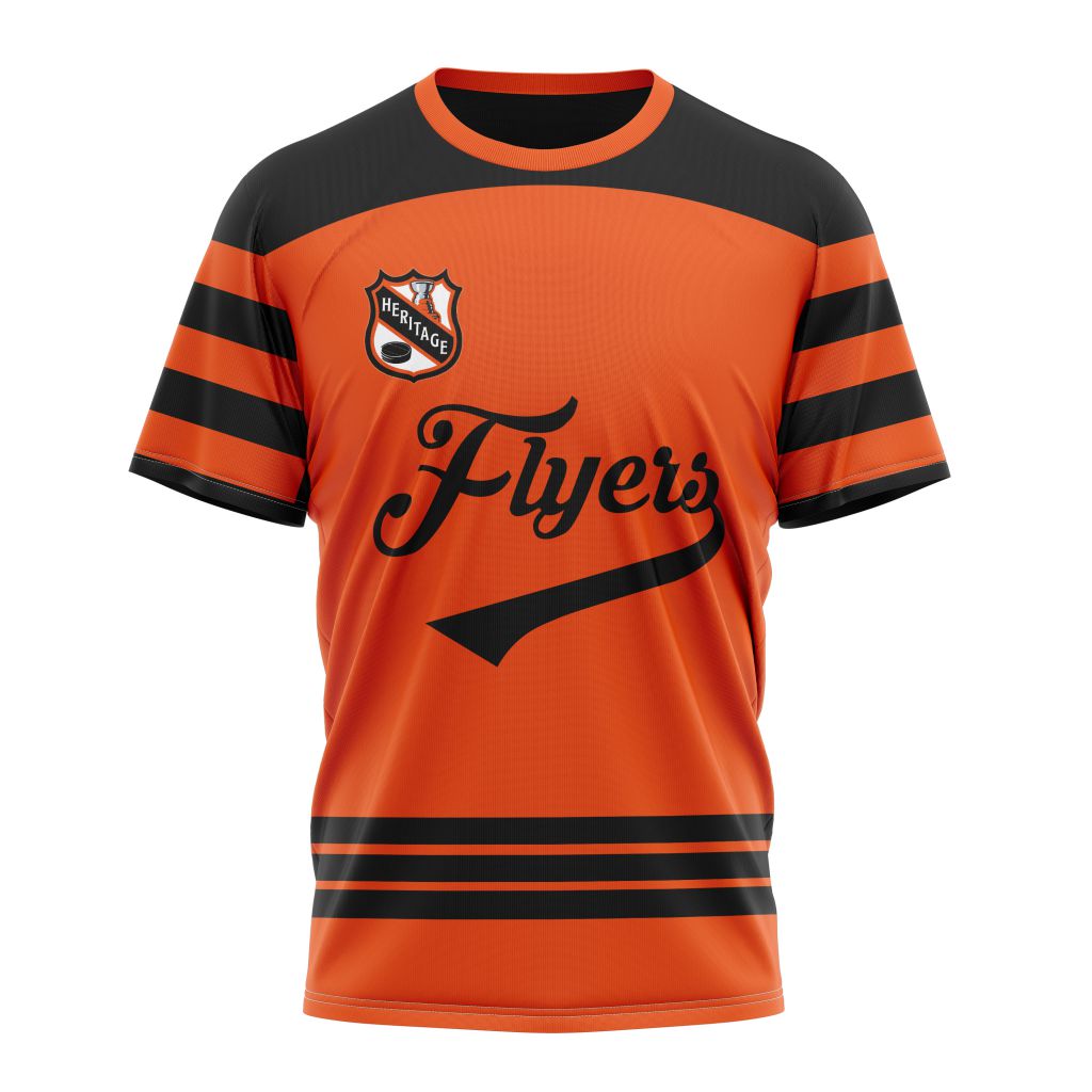 Philadelphia Flyers Personalized Heritage Design 01 Personalized Name And Number T-Shirt Oregontrailrvpk Shirt