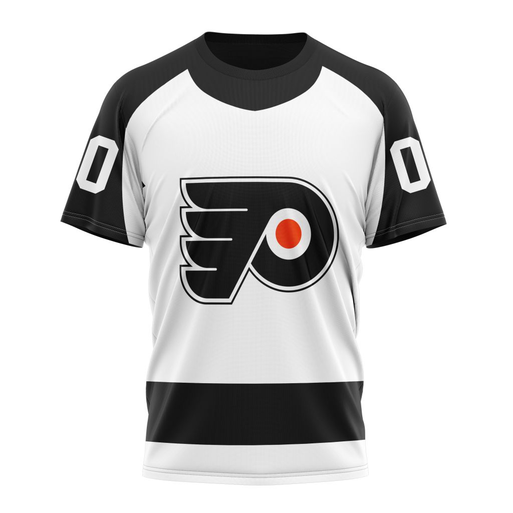 Philadelphia Flyers Reverse Retro Kits 2022 Personalized Name And Number T-Shirt Oregontrailrvpk Shirt