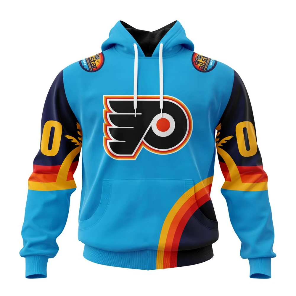 Philadelphia Flyers Special All-Star Game Design With Atlantic Ocean All Over Print Hoodie Style 86048
